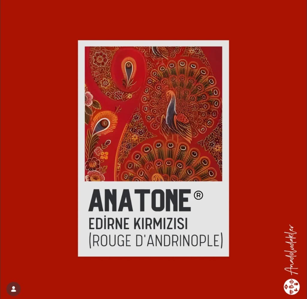 EDİRNE KIRMIZISI (ROUGE D'ANDRINOPLE)